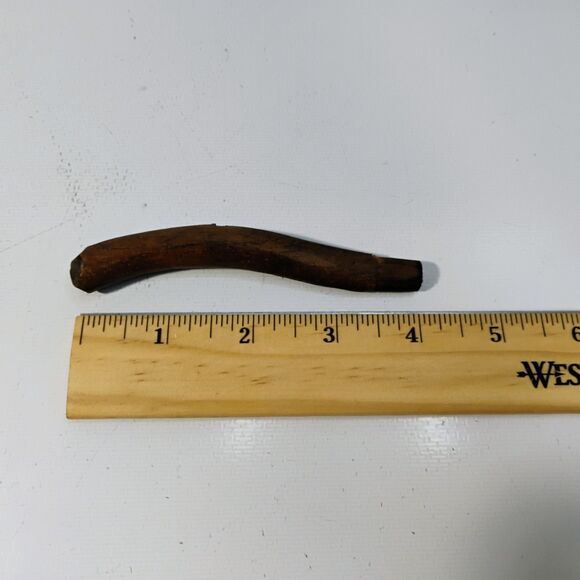 Vtg Hand carved & Painted Pear Wooden Green Fruit & Geometric Base Coaster Set - Picture 9 of 12